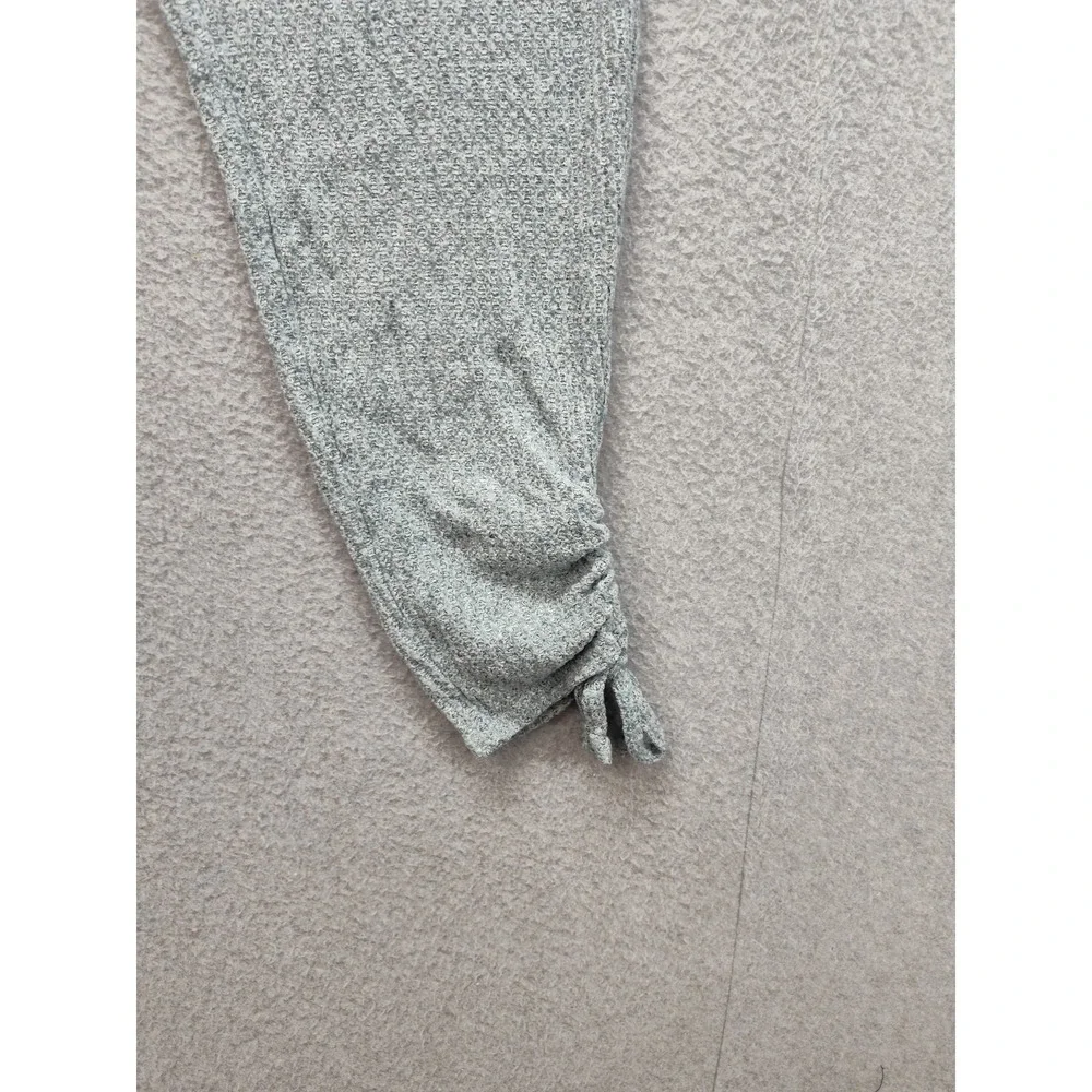 SO Women Athletic Pant S Gray Elastic Waist Pull On Ankle Pockets Drawstring Leg